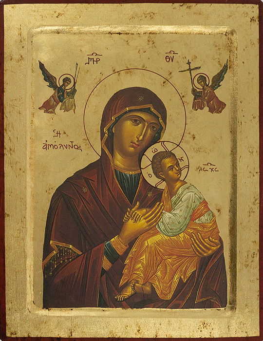 Страстная икона Божией Матери. Греция. Около 1900 года.