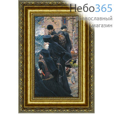  Картина (Фз) 36х28 (формат А3), репродукции картин Павла Рыженко, холст, багетная рама Братия (337.3), фото 1 