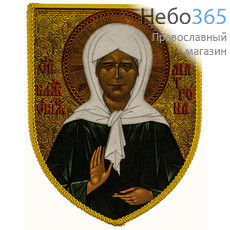  Икона на ткани 7х9 см, с молитвой (СтЛ) Матрона Московская, блаженная, фото 1 