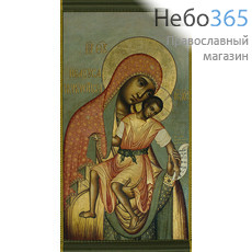  Икона на ткани (СтЛ)  13х23, 13х21 с подвесом икона Божией Матери Киккская, фото 1 