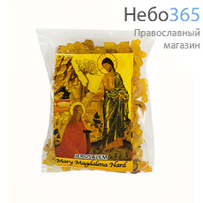  Ладан "Иерусалимский" , изготовлен в Иерусалиме, в зернах, в пакетике 60х60 мм, вес 14 г Нард, фото 1 