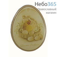  Сувенир пасхальный Яйцо на магните, из ПВХ, с пасхальными сюжетами, BS10102 / 17796 Вид № 8, фото 1 