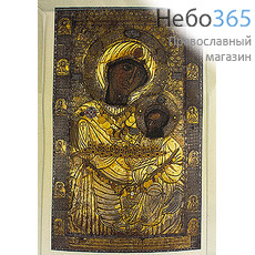  Набор " Чудотворные иконы Афона ", из елея, угля и ладана, (в уп.5 шт.) с иконой Божией Матери Иверская (Монастырь Иверон), фото 1 