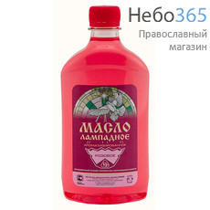  Масло лампадное вазелиновое ароматизированное, 0,5 л, 5 видов (в коробе - 16 бут. одного вида) Розовое (красного цвета), фото 1 