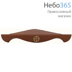  Полка для икон деревянная угловая, № 50, Х30325 Цвет: средний, фото 1 