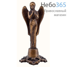  Подсвечник металлический В- 30 и фигура, обмедненный № 26 Ангел 4 Высота 7,2 см., фото 1 