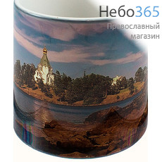  Чашка керамическая малая, с цветной сублимацией, объемом 180 мл, в картонной коробке, в ассортименте Валаамский монастырь, фото 1 