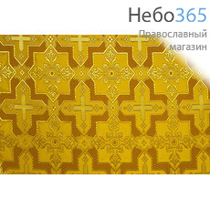  Шелк желтый "Православие" ширина 150 см, фото 1 