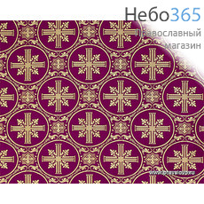  Шелк фиолетовый с золотом "Софрино-1" ширина 150 см, фото 1 