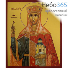  Икона на МДФ 13х16, ультрафиолетовая печать, без ковчега Тамара, святая благоверная царица, фото 1 