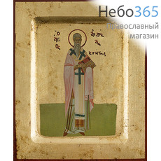  Икона на дереве BOSN 11х13, основа МДФ, ручное золочение, с ковчегом Андрей Критский, святитель (3175), фото 1 