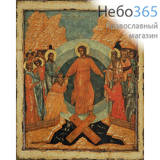  Воскресение Христово. Икона на дереве18х14 см, печать на левкасе, золочение, с ковчегом (ВХ-01) (Тих), фото 1 