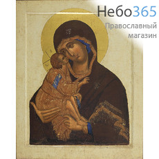  Икона на дереве 18х14, Божией Матери Донская, печать на левкасе, золочение (БД-11), фото 1 