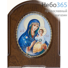  Неувядаемый Цвет икона Божией Матери. Икона писаная 6х8,5, эмаль, скань, фото 1 