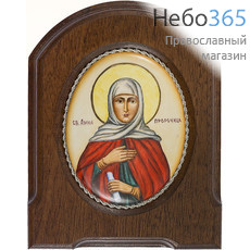  Анна Пророчица, праведная. Икона писаная 6х8 эмаль, скань, фото 1 