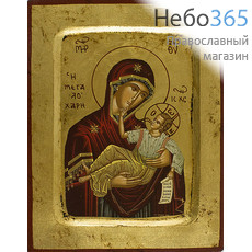  Икона на дереве B 2, 14х18, ручное золочение, с ковчегом икона Божией Матери Многоблагодатная, фото 1 