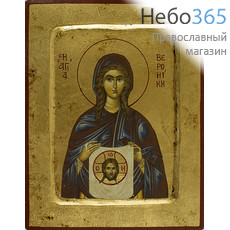  Икона на дереве B 2, 14х18, ручное золочение, с ковчегом Вероника, праведная (2777), фото 1 