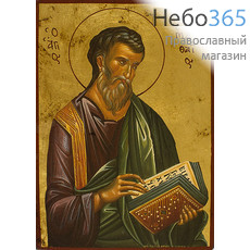  Икона на дереве B 3, 13х19, ручное золочение, без ковчега Матфей, апостол (2394), фото 1 