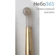  Зубок для полировки ZECCHI агатовый наконечник, деревянная ручка, латунное крепление №02,11,14,16, фото 1 