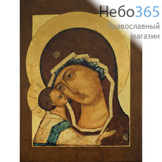  Игоревская икона Божией Матери. Икона на дереве 24х18 см, печать на левкасе, золочение, без ковчега (БИ-10) (Тих), фото 1 