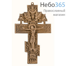  Крест силуминовый восьмиконечный С Херувимами. Каслинское литье, высота 15 см, № 10 ., фото 1 