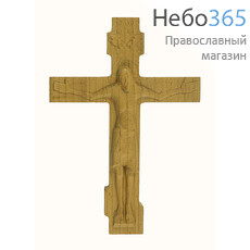  Крест "Годеновский" настенный , из бука, высотой 17 см, резьба на станке, фото 1 