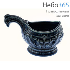  Чашка керамическая "Сольба", для святой воды, с цветной глазурью (в уп.- 6 шт.), фото 1 