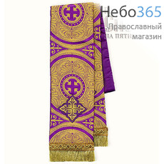  Закладка фиолетовая с золотом, для Апостола, парча в ассортименте (В28/37), фото 1 