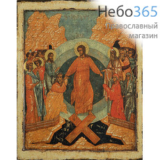  Воскресение Христово. Икона на дереве18х15 см, печать на левкасе, золочение, с ковчегом (ВХ-02) (Тих), фото 1 