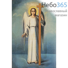  Ангел Хранитель. Икона на дереве 18х12 см, печать на левкасе, золочение (АХ-03) (Тих), фото 1 