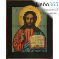  Господь Вседержитель. Икона писаная 26х33, без ковчега, 19 век, фото 1 