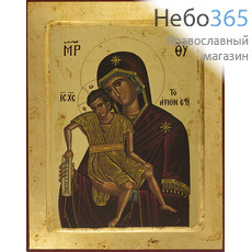  Достойно Есть икона Божией Матери. Икона на дереве (МДФ) 24х30х1,9 см, золотой фон, с ковчегом (Нпл) (B6NB) (Х2327), фото 1 