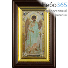  Ангел Хранитель. Икона в киоте 11х17 см, полиграфия, стразы (364) (Пкт), фото 1 