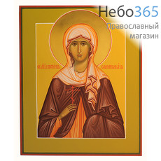  Фотина Самаряныня, мученица. Икона писаная (Хв) 17х21, цветной фон, золотой нимб, без ковчега, фото 1 
