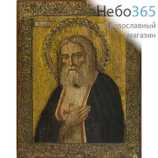  Серафим Саровский, преподобный. Икона литографическая 17х22, без ковчега, фото 1 