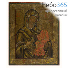  Тихвинская икона Божией Матери. Икона писаная 14х18, без ковчега, 19 век, фото 1 