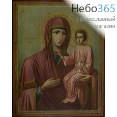  Тихвинская икона Божией Матери. Икона писаная 35х45, без ковчега, конец 19 века, фото 1 