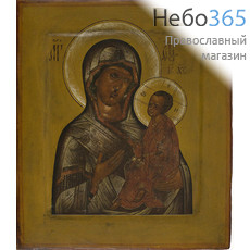  Тихвинская икона Божией Матери. Икона писаная 26х31, с ковчегом, начало 19 века, фото 1 