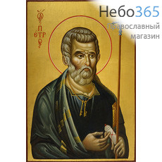  Петр, апостол. Икона писаная (Нз) 17х25, золотой фон, без ковчега, фото 1 