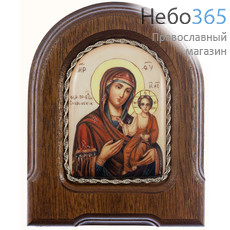  Смоленская икона Божией Матери. Икона писаная 4,5х6,5, эмаль, скань, фото 1 