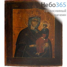  Николай Чудотворец, святитель. Икона писаная 26х31х3 см, без ковчега, 19 век (Кж), фото 1 