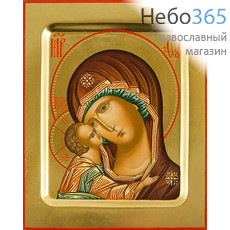  Венчальная пара: Господь Вседержитель, Божией Матери икона Игоревская. Иконы писаные 13х16х2, золотой фон, с ковчегом, фото 3 