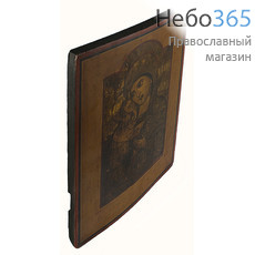  Владимирская икона Божией Матери. Икона писаная 28х35, цветной фон, без ковчега, фото 2 