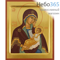  Утоли моя печали икона Божией Матери. Икона писаная 17х21х2 см, золотой фон, с ковчегом (Анд), фото 1 