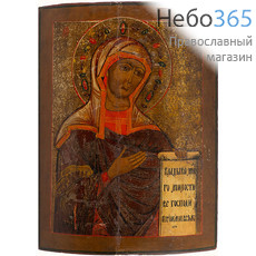 Богородица Предстоящая Христу. Икона писаная 32х44 см, без ковчега, 19 век (Ат), фото 1 