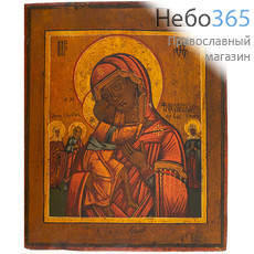  Феодоровская икона Божией Матери. Икона писаная 26,5х33 см, без ковчега, 19 век (Ат), фото 1 