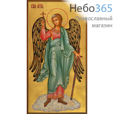  Ангел Хранитель. Икона писаная 13х25х2,2 см, золотой фон, без ковчега (Гл), фото 1 