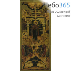 Икона на дереве 20х35 см, печать на холсте, копии старинных и современных икон (Су) Божией Матери Непроходимая дверь, фото 1 