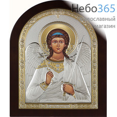  Ангел Хранитель. Икона в ризе 21,5х28 см, полиграфия, серебрение, золочение, на деревянной основе (Ж) (GF050/5), фото 1 