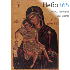  Достойно Есть икона Божией Матери. Икона на дереве 30х43х2,8 см, печать на холсте, копия современной греческой иконы (Су), фото 1 
